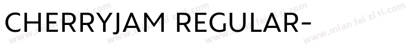 CHERRYJAM REGULAR字体转换